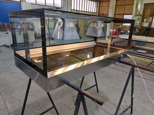 Stona topla vitrina 100x70x55cm