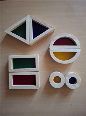Drvena edukativna slagalica Montessori 