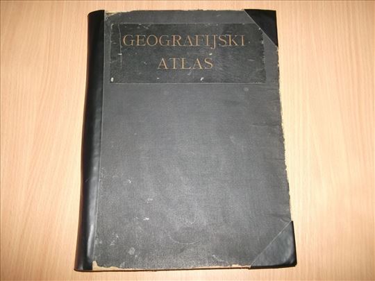 Geografijski atlas - Dr M. Šenoa 1928.