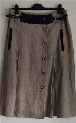 Mona Vintage lanena suknja  vel. L/XL