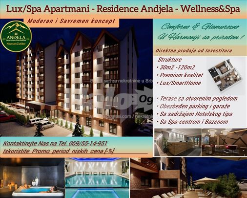 Lux Apartmani -Residence Andjela-Wellness&Spa