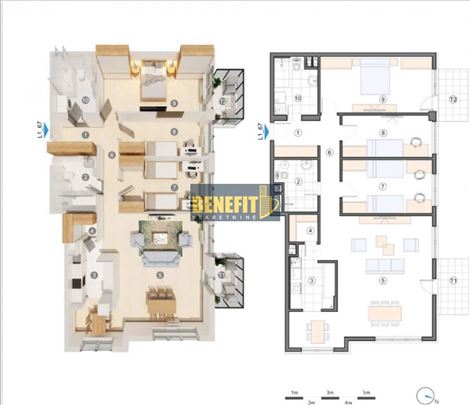 Zemona Nova-prelep 4.0 stan 134.40m2