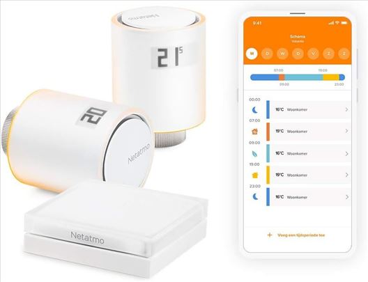 Netatmo NVP-EN Pametni ventili za radijator