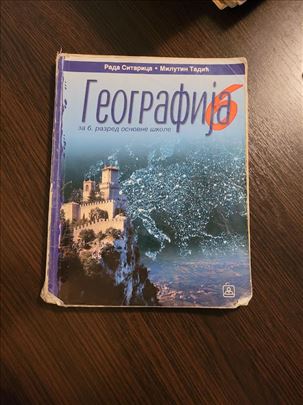 Knjiga iz geografije za šesti razred 