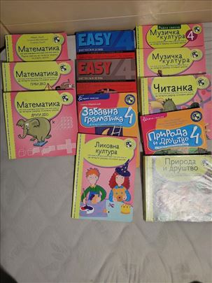 Komplet udžbenika za 4. razred osnovne