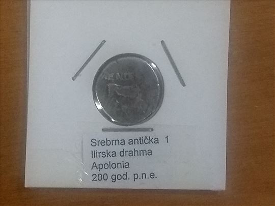 Srebrna antička drahma, Apolonija 1