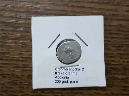 Srebrna antička drahma, Apolonija 2