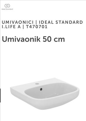 Umivaonik 50cm Ideal Standard novo