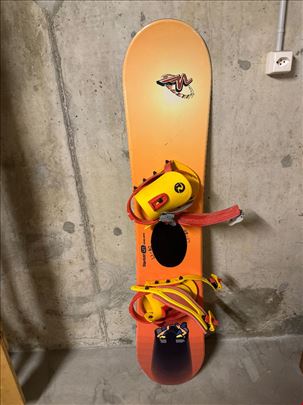 Snowboard br.29 Nidecker 125 cm sa vezovima, uvoz 