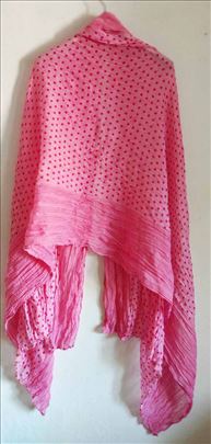 Nova tufnasto kockasta esarpa - haljina