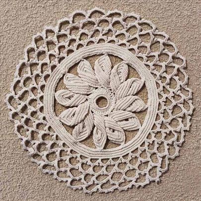 Neobičan milje ručni rad u stilu poentlasa prečnik