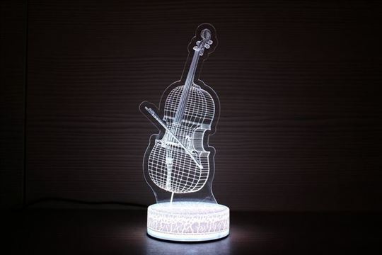 Violončelo LED Lampa