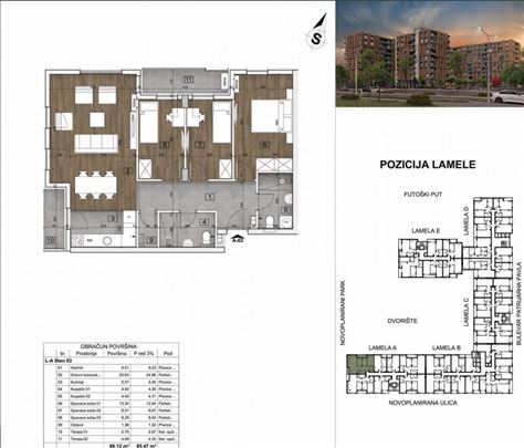 Četvorosoban stan 85m², Novi Sad – savršena prilik