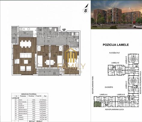 Prostran četvorosoban stan 85m² na prodaju – ideal