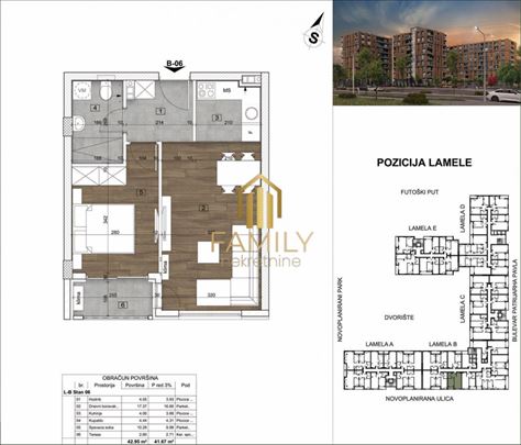 Funkcionalan jednoiposoban stan 42m² – sjajna pril