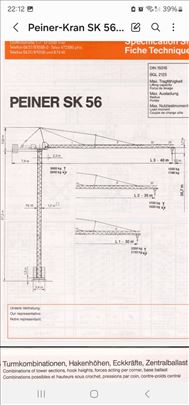 Kran marke Terex Peiner SK 56