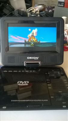 7 inča Baterija 2h TV+DivX+DVD player Orion 12V 