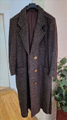 Vintage dugački vuneni kaput 