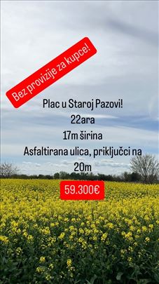 Prelep plac u Staroj Pazovi