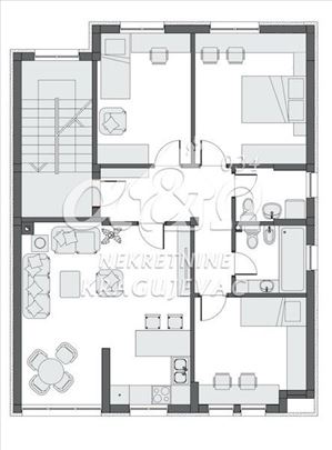 Kragujevac, Centar, Stan, 4.0, 84,00m2