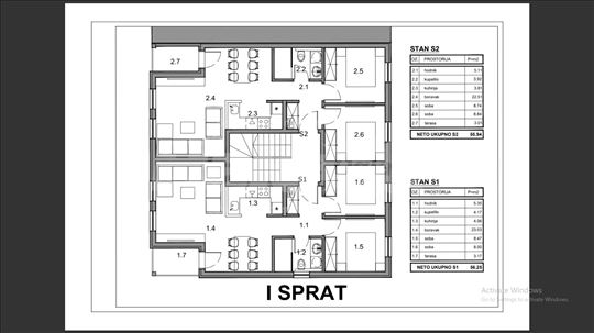  Novogradnja, Ledine,3.0, 56m2(sa PDV-om),p.mesto 