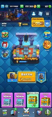 Clash royale acc