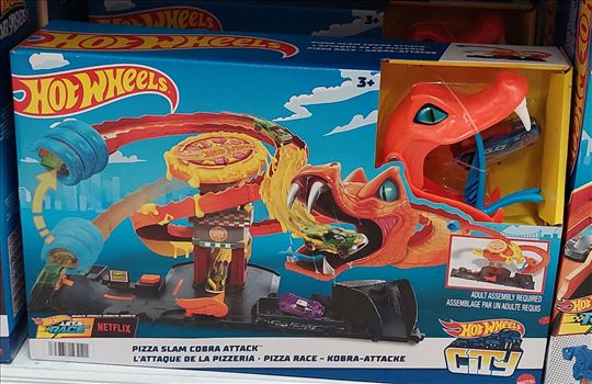 Hot Wheels veliki pica kobra set- original