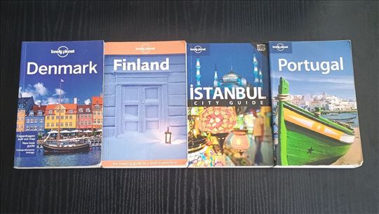 Lonely Planet Denmark Finland Istanbul Portugal 