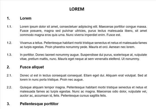 Formatiranje Word dokumenata (poslovnih ugovora)