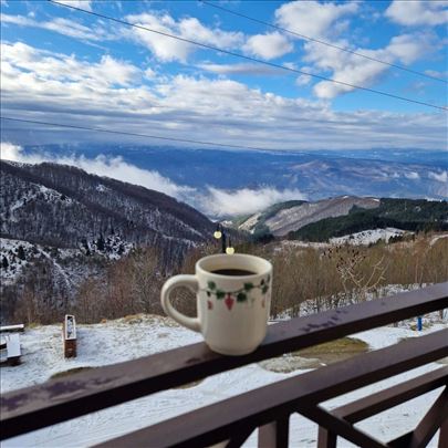 Studio, "otvoreni pogled" ka planini, terasa