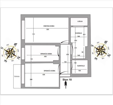 Mirijevo 60m2 trosoban