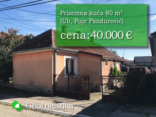 Prizemna kuća 80 m2