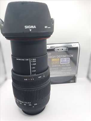 Sigma DC 18-200 mm 1:3.5-6.3 za Nikon