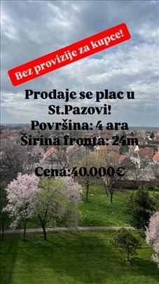 Plac u St.Pazovi, 4ara