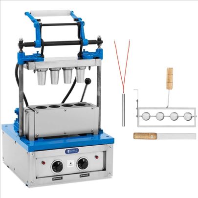 Royal Catering Mašina za vafle waffle i kornete