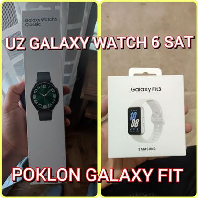 Samsung Galaxy Watch 6 47mm Classic + Galaxy Fit 3