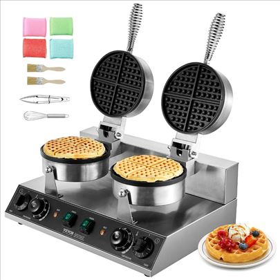 Mašina za waffle waffel wafle hot dog 2 kom 2460W