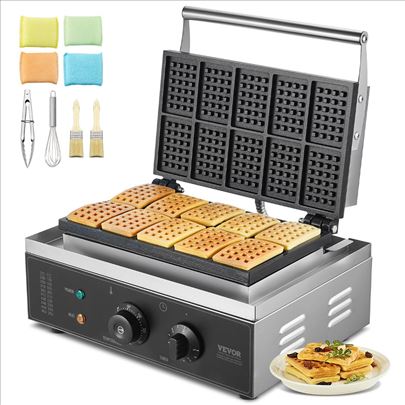 Waffle aparat bakin kolac 10 kom 1550W