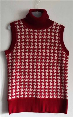 Vintage vuneni prsluk rolka vel. M/L