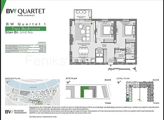 BW Quartet 1,  3.0, namešten i sa garažnim mestom