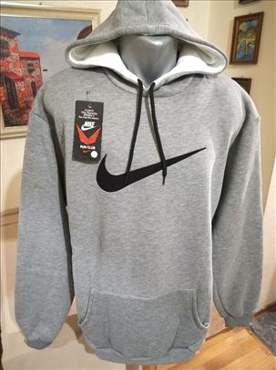 Novi muški duks sa kapuljačom Nike XXL sivi novo