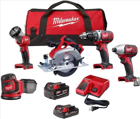 Milwaukee Aku set alata stolarski 5 alata M18 novo