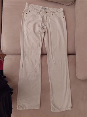 Lindex jeans bele pantalone 40           