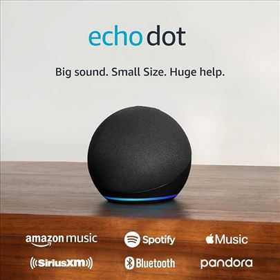 Amazon Echo Dot 5th Gen With Alexa Charcoal 