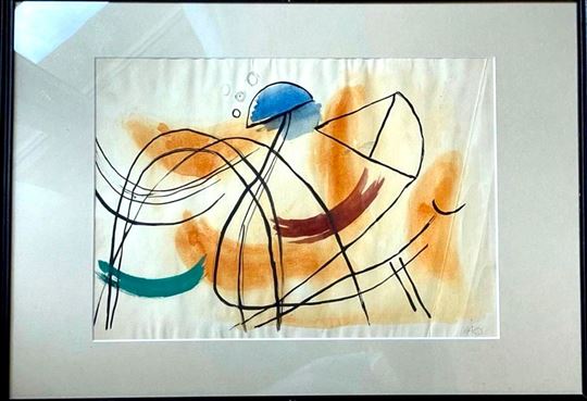 Jožef Ač Akvarel iz 1958. god Konceptuala 