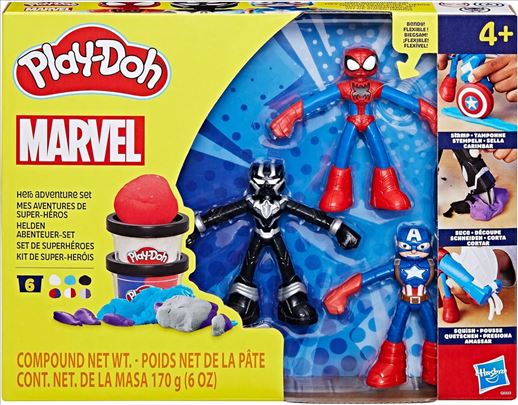 Play Doh Marvel Superheroes set