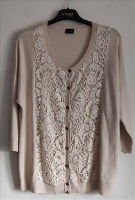 Your Sixth Sense vintage bluza sa poentlas čipkom