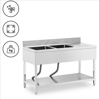 Royal Catering kuhinjska sudopera 140x60x97cm