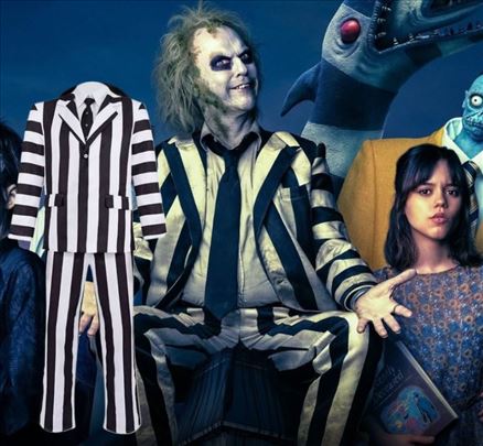 Bitlđus Beetlejuice odelo za odrasle animatore 