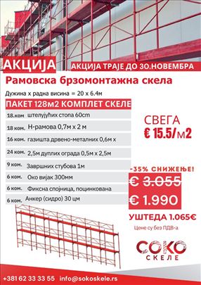 Nova Ramovska Skela na Sniženju već od 15.5 eur/m2